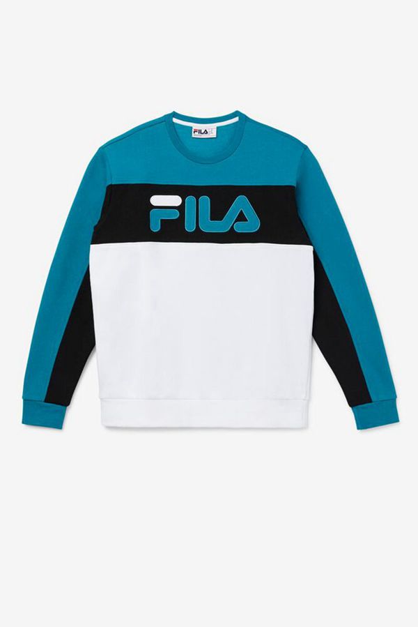 Fila Mikiny Panske Viacfarebný - Lesner Fleece Crew Vypredaj - Slovakia 25019-TMFN